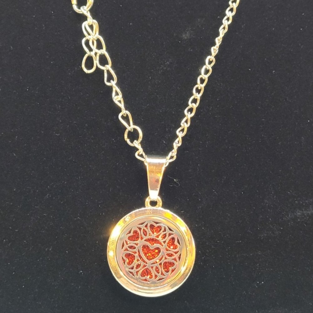 Aromatherapy Heart Necklace